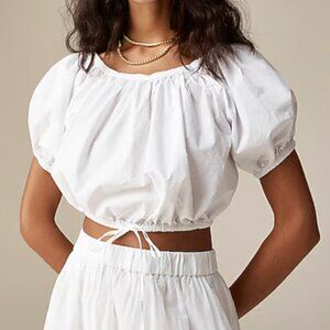 J.Crew cinch waist cotton crop, size M.
